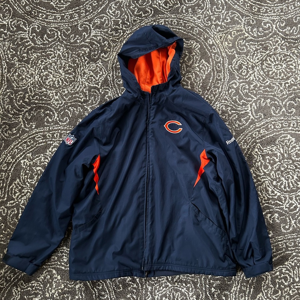 XL Vintage Chicago Bears Insulated Jacket